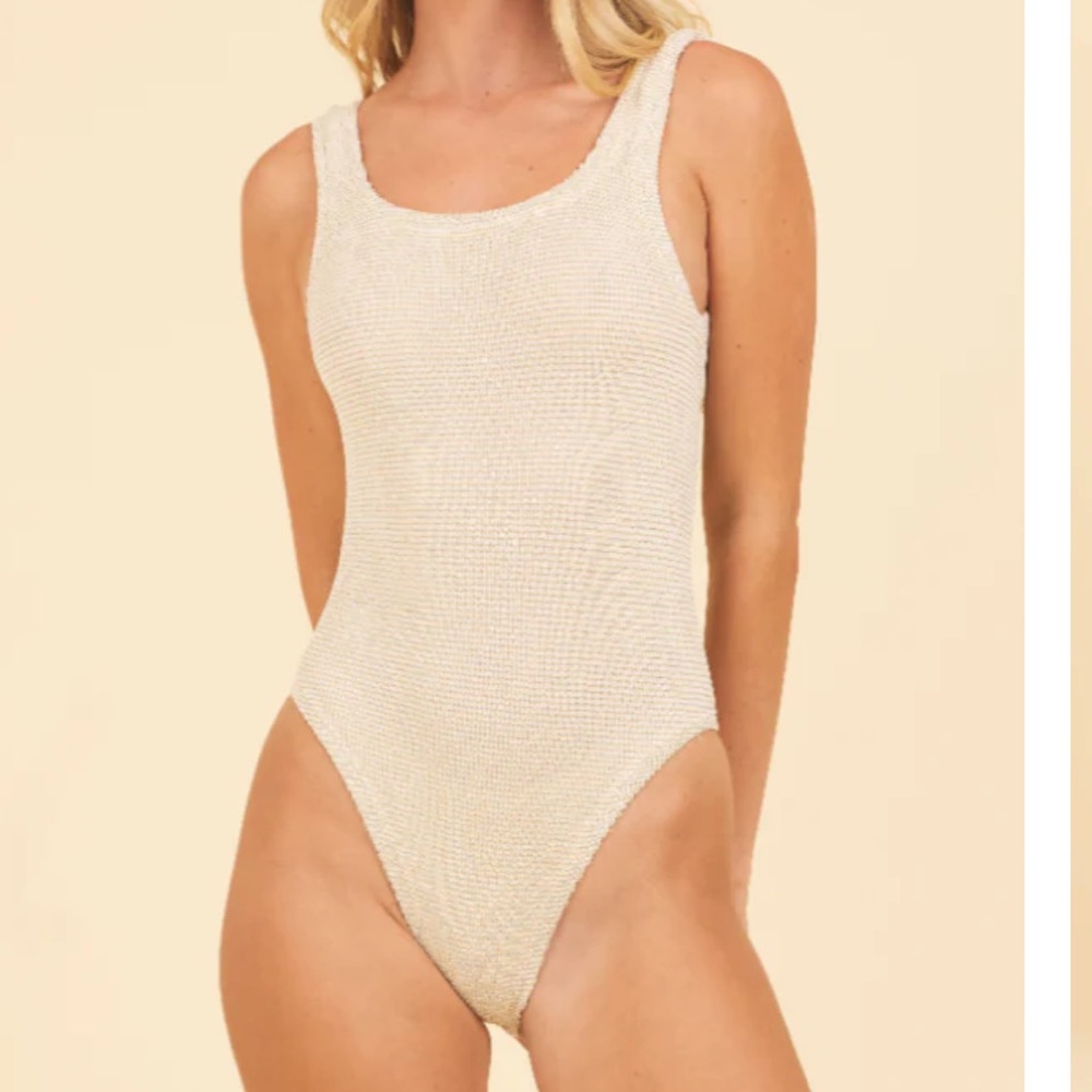 Surf Gypsy one piece krinkle bathing suit NWT one size fits most